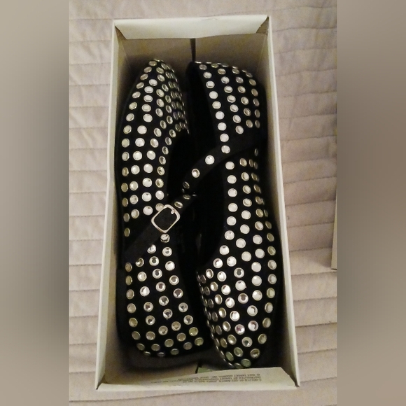 a new day Shoes - Rhinestone Studded Mary Jane Flats